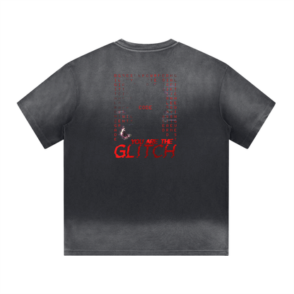 "You Are The Glitch" Washed T-Shirt