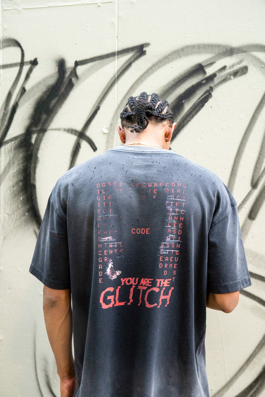 "You Are The Glitch" Washed T-Shirt